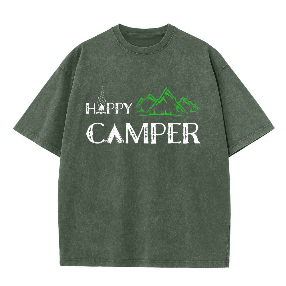 Happy Camper Camping T-Shirt f - огляд і ціна Summer Clothing Women Canada