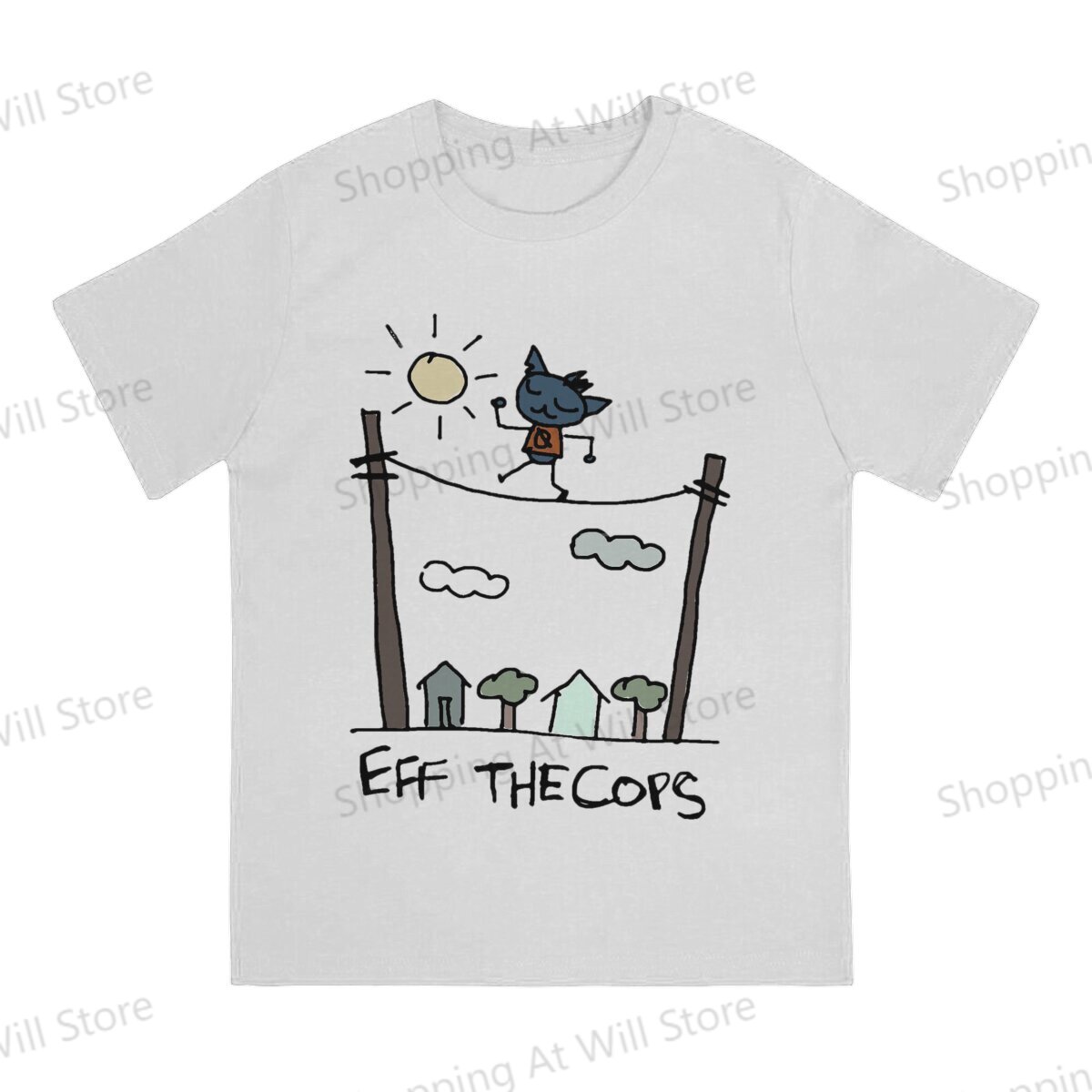 Summer Men's and Women's T-shi - огляд і ціна Summer Clothing Drawing