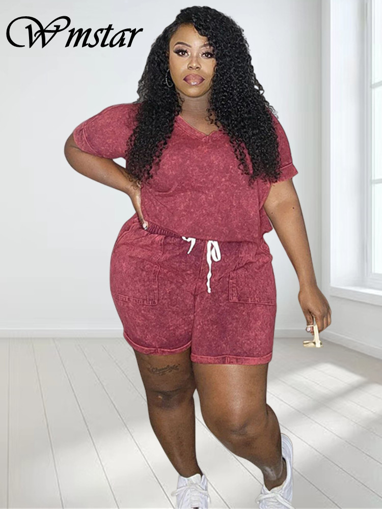 Wmstar Plus Size Two Piece Out - огляд і ціна Summer Clothing Wholesale