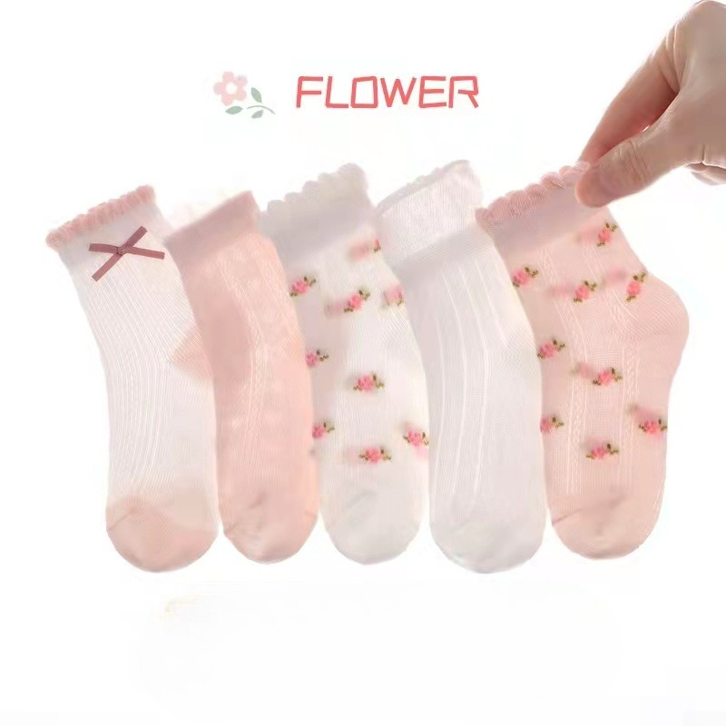 Girls Socks Cute Flowers Patte - огляд і ціна Summer Clothing Baby Girl