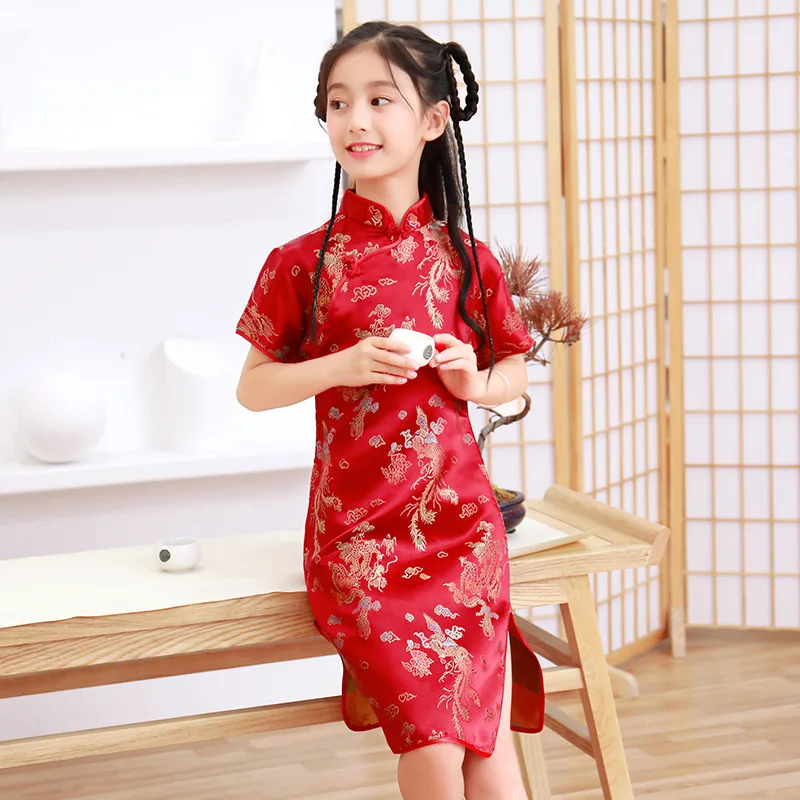 Summer Children's Cheongsam Mo - огляд і ціна Summer Clothing Baby Girl