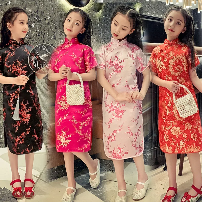Summer Children Cheongsam Kids - огляд і ціна Summer Clothing Baby Girl