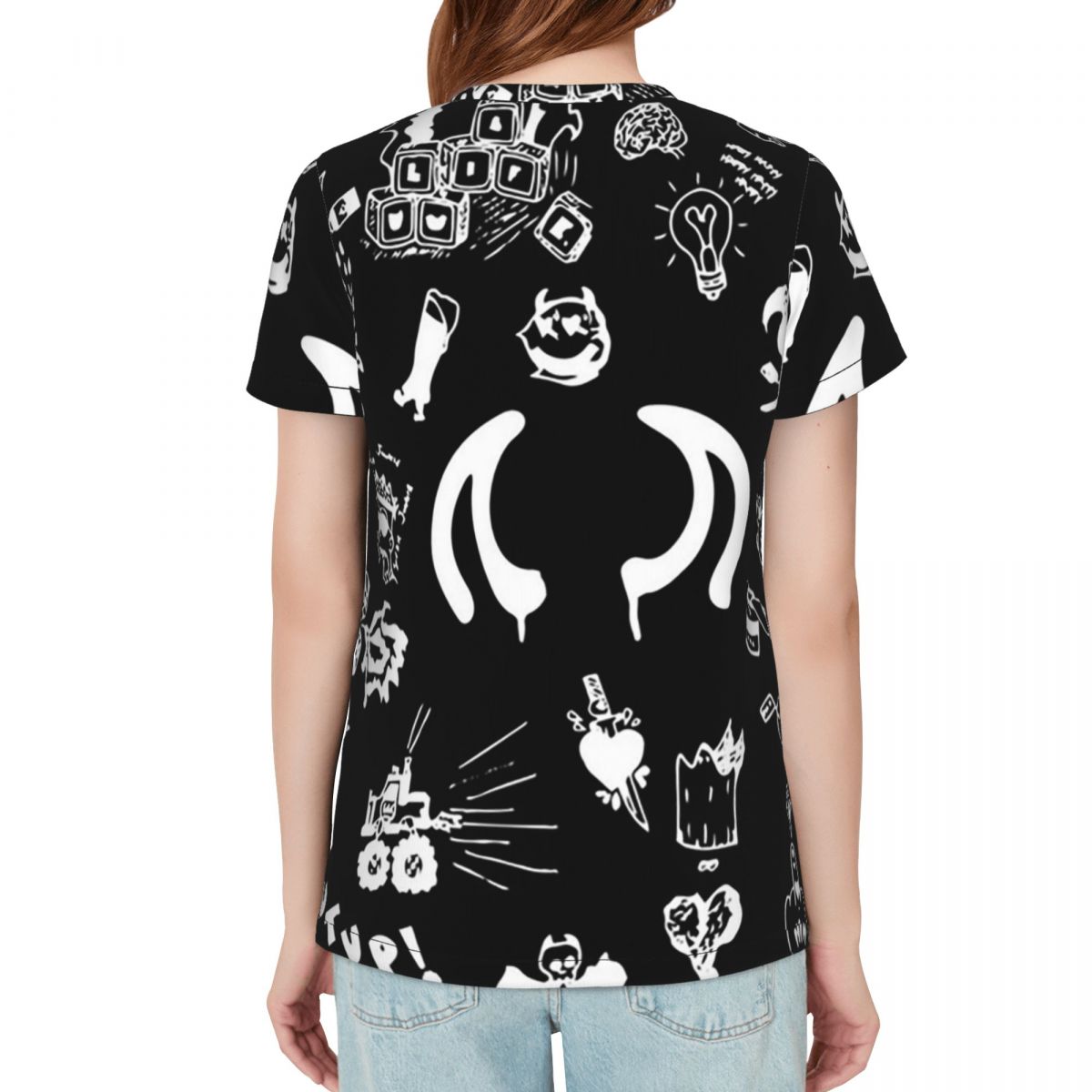 Yungblud Drawings Tattoo Sheet - огляд і ціна Summer Clothing Drawing