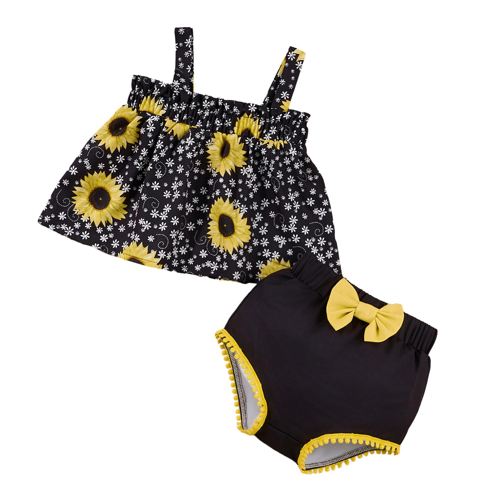 Sleeveless Tops and Shorts Fas - огляд і ціна Summer Clothing Baby Girl