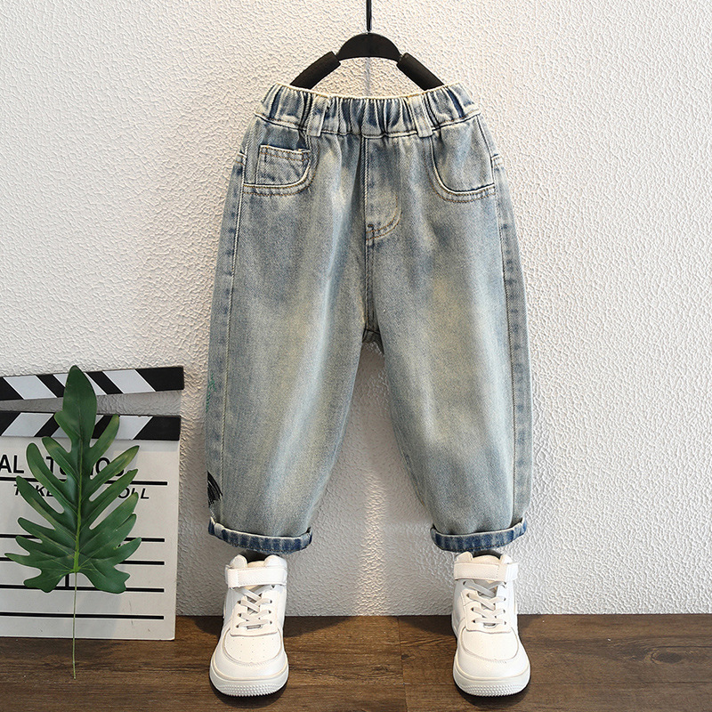 Baby Boy Jeans For Children Ch - огляд і ціна Summer Clothing Drawing